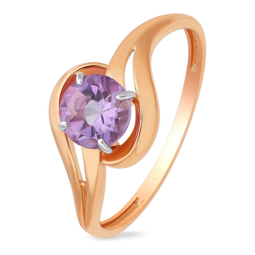 

Кольцо из золота р.  585Gold 201011912, аметист, 201011912