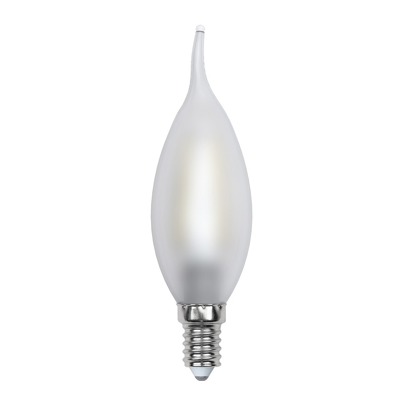 

Лампа Uniel E14 6W 3000K матовая LED свеча, UL-00000306, 2 шт