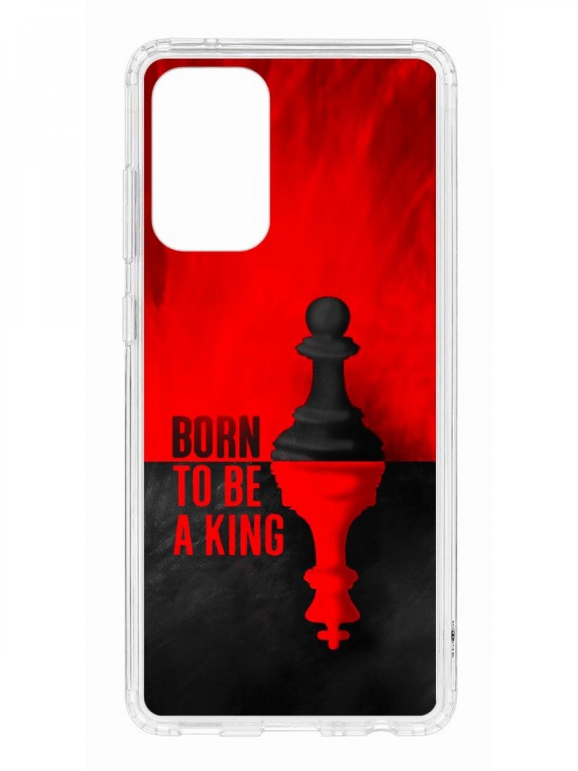 Чехол на Redmi Note 10 Pro Kruche Print Born to be a King,противоударный бампер с принтом