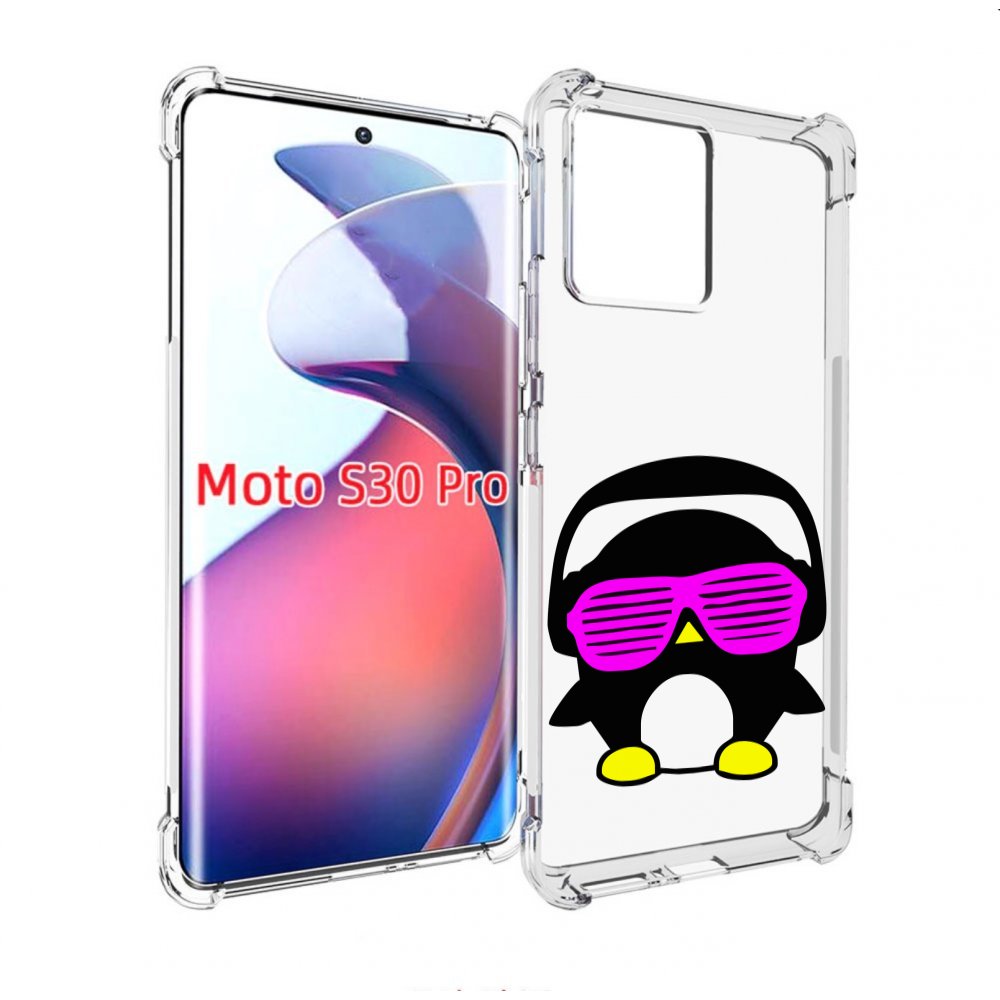 

Чехол MyPads пингвин для Motorola Moto S30 Pro, Прозрачный, Tocco