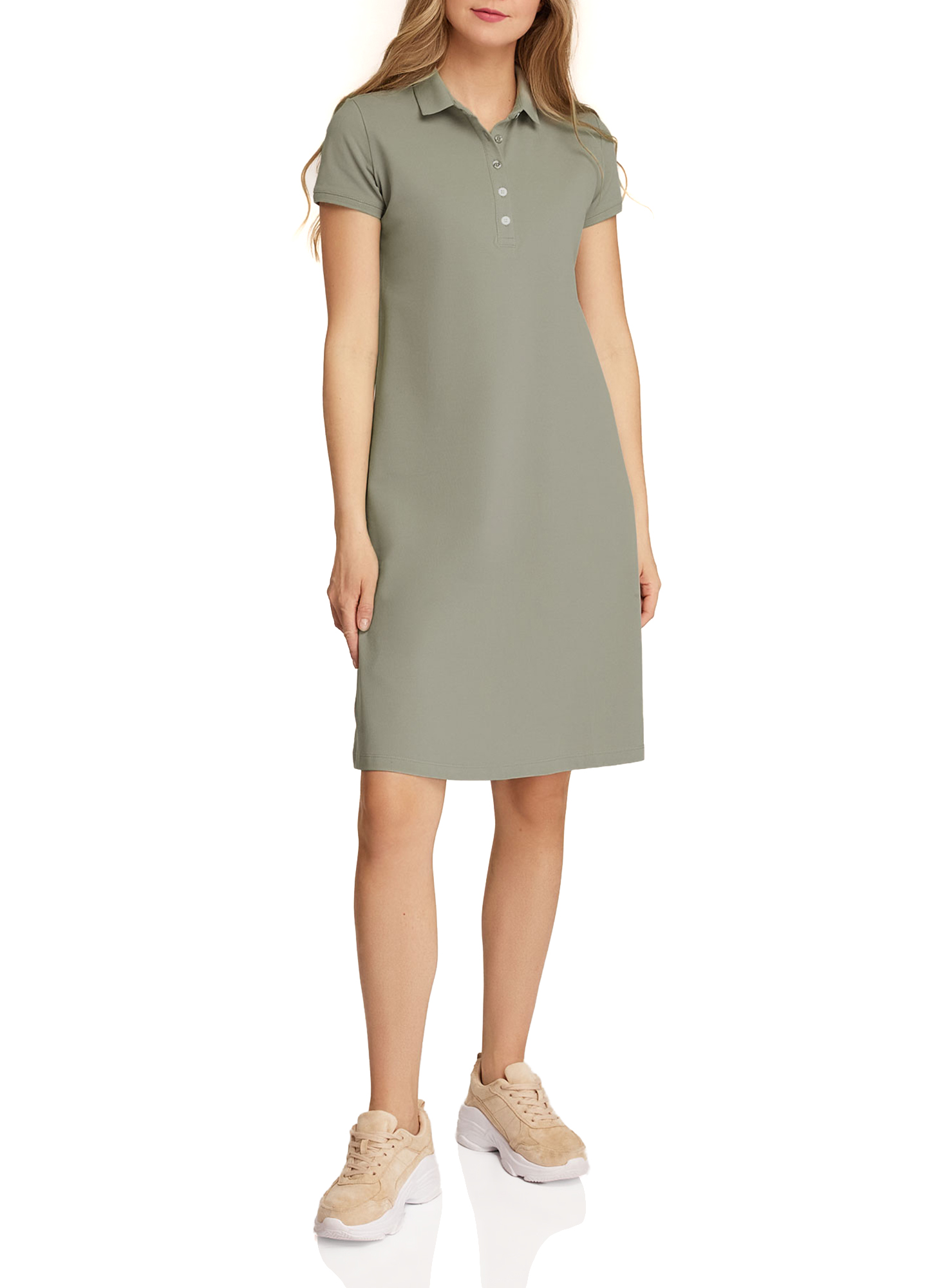 

Платье женское oodji 24001118-4B зеленое M, 24001118-4B