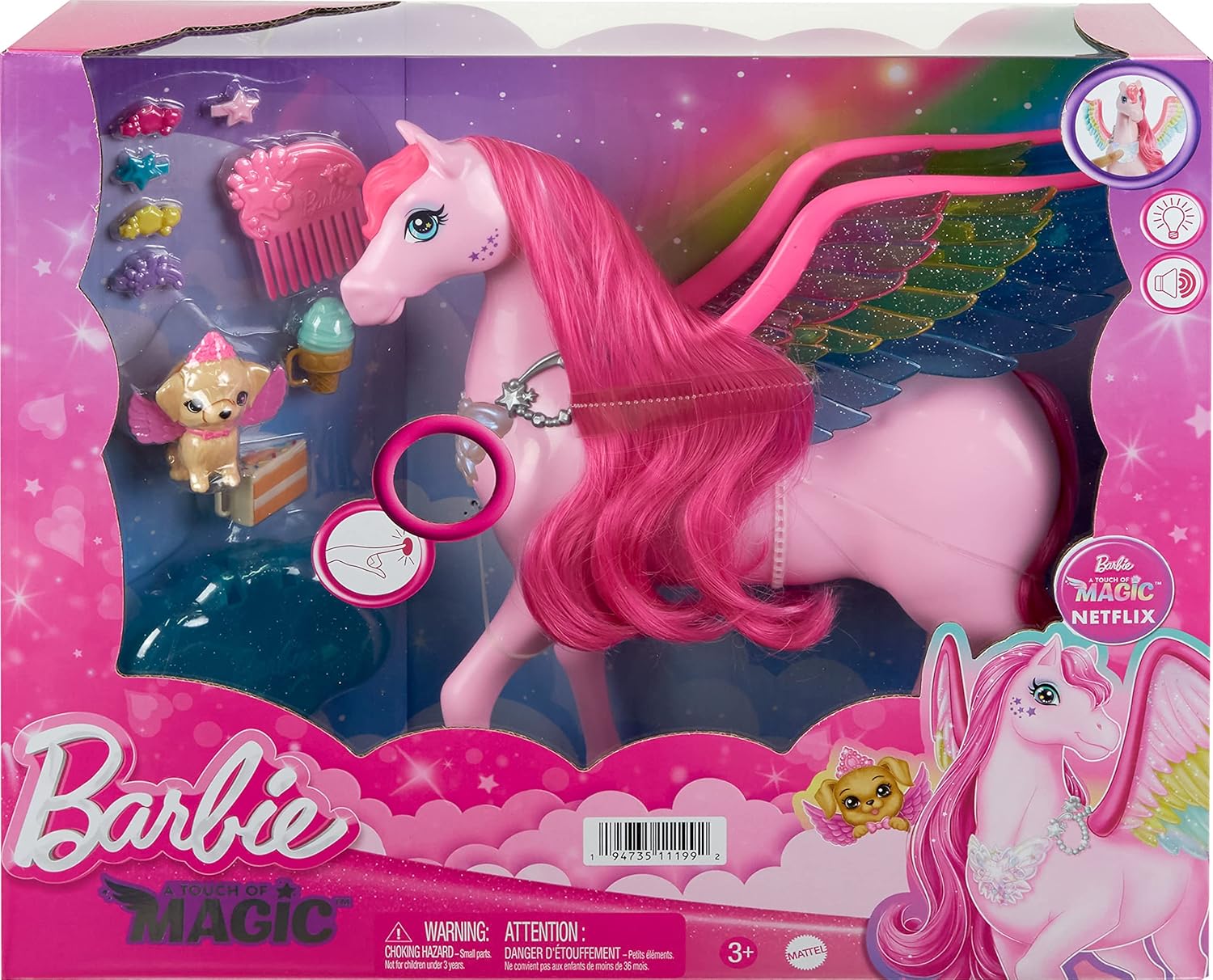 Игровой набор Barbie Pegasus Sound and Light HLC40 6990₽