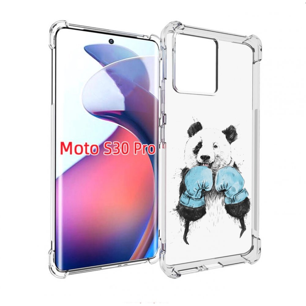 

Чехол MyPads панда боксер для Motorola Moto S30 Pro, Прозрачный, Tocco