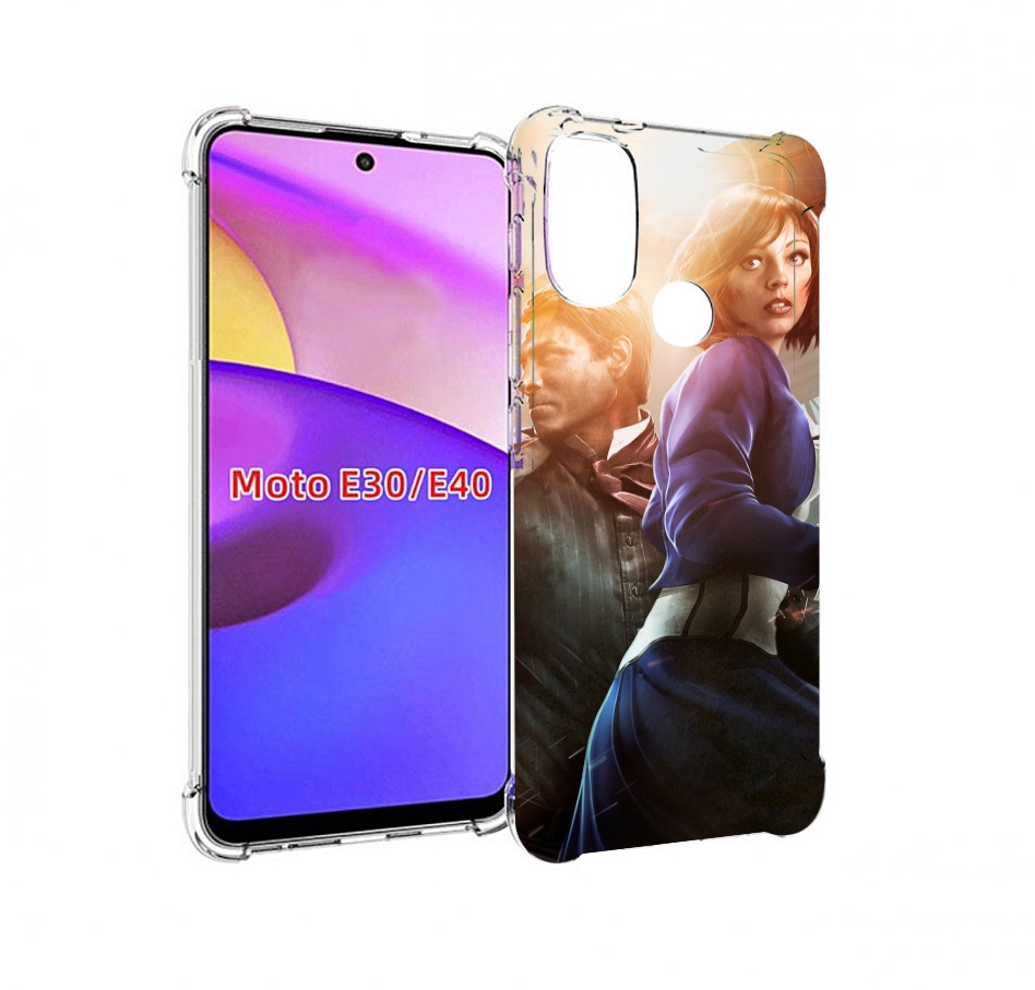 

Чехол бампер MyPads Bioshock Infinite для Motorola Moto E30., Прозрачный, Tocco