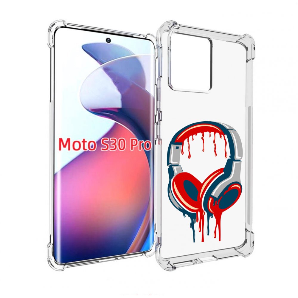 

Чехол MyPads не делай громко для Motorola Moto S30 Pro, Прозрачный, Tocco