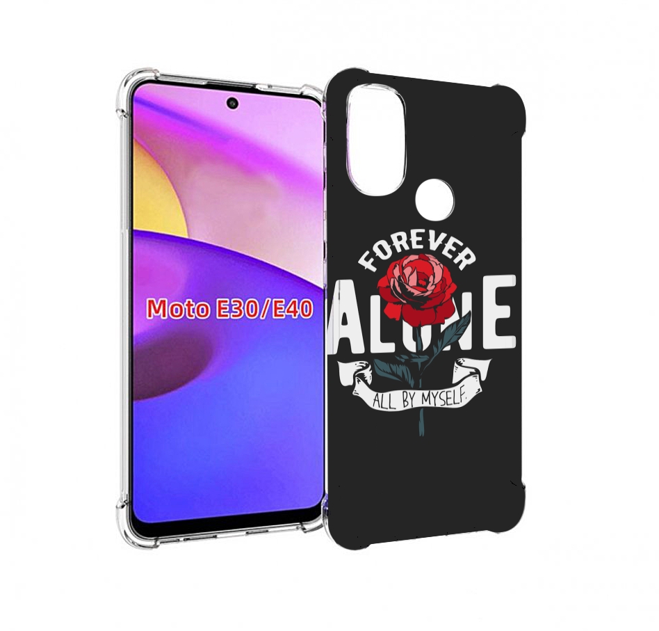 

Чехол бампер MyPads Alone для Motorola Moto E30., Прозрачный, Tocco