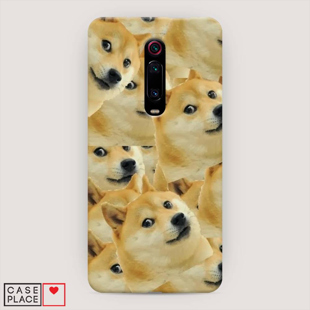 

Пластиковый чехол "Собака-подозревака фон" на Xiaomi Redmi K20, 35520-7