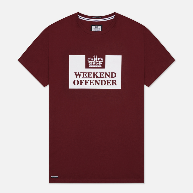 фото Футболка мужская weekend offender tsaw2104 бордовая s