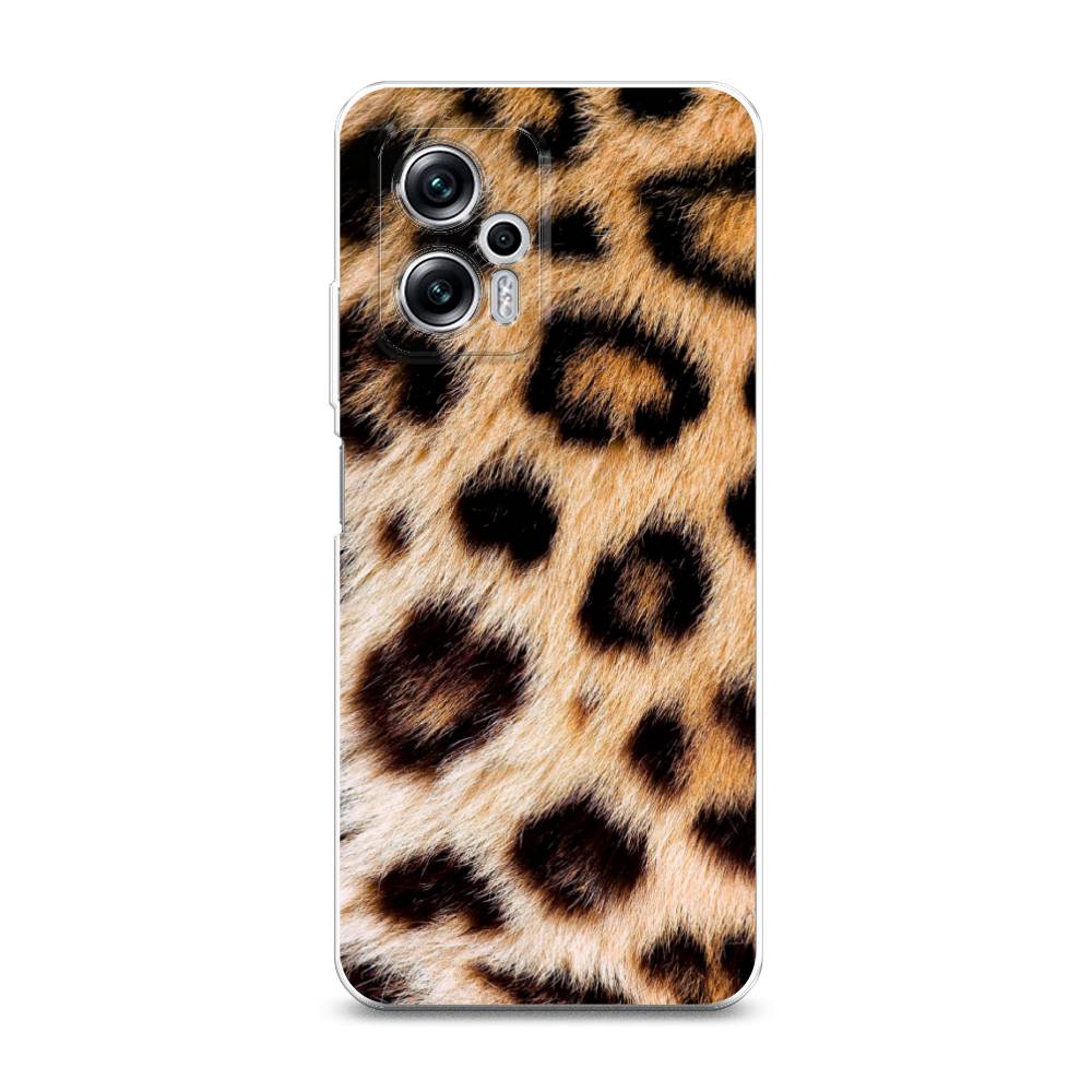 фото Силиконовый чехол "леопардовый принт" на xiaomi redmi note 11t pro plus awog