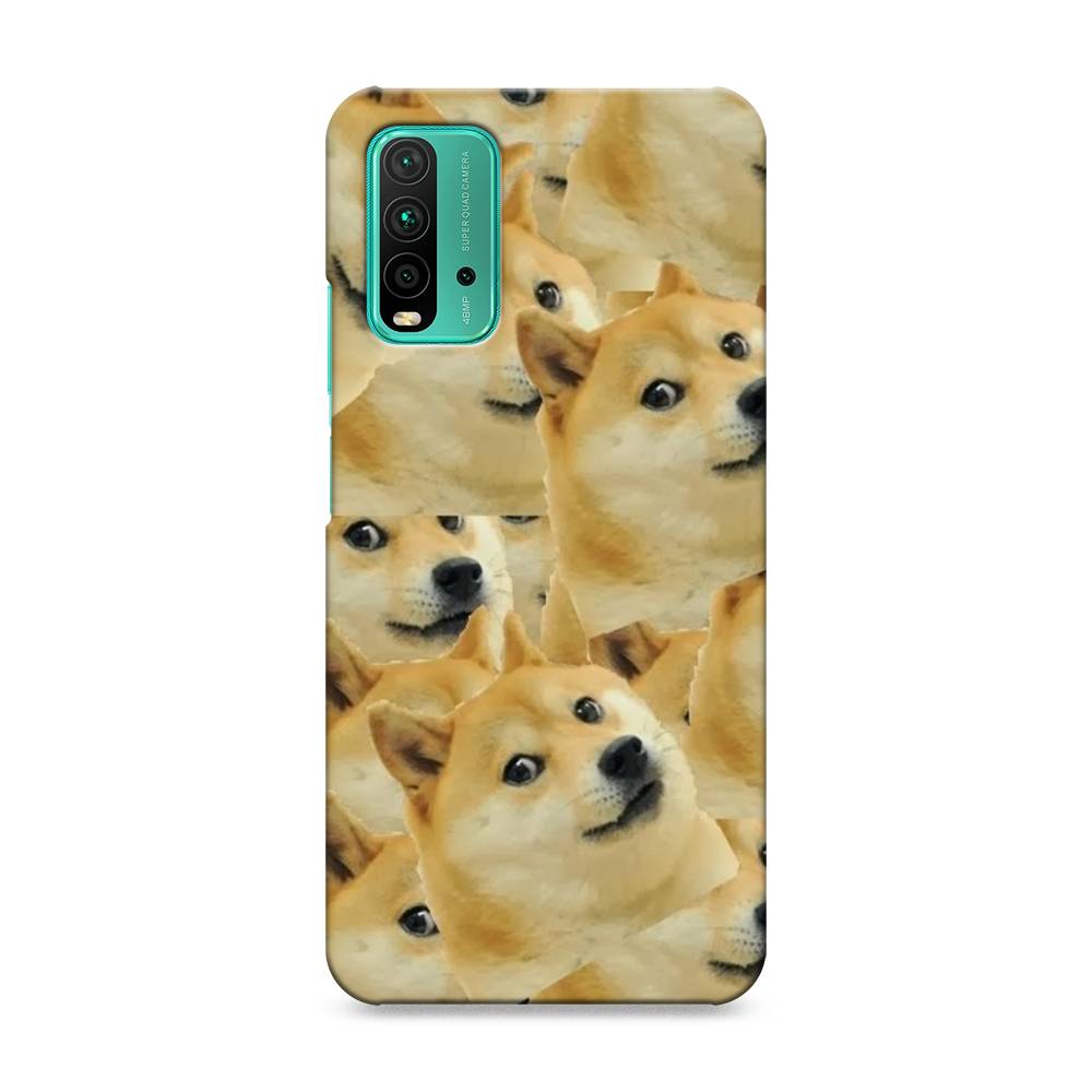 

Пластиковый чехол "Собака-подозревака фон" на Xiaomi Redmi 9T, 39820-7