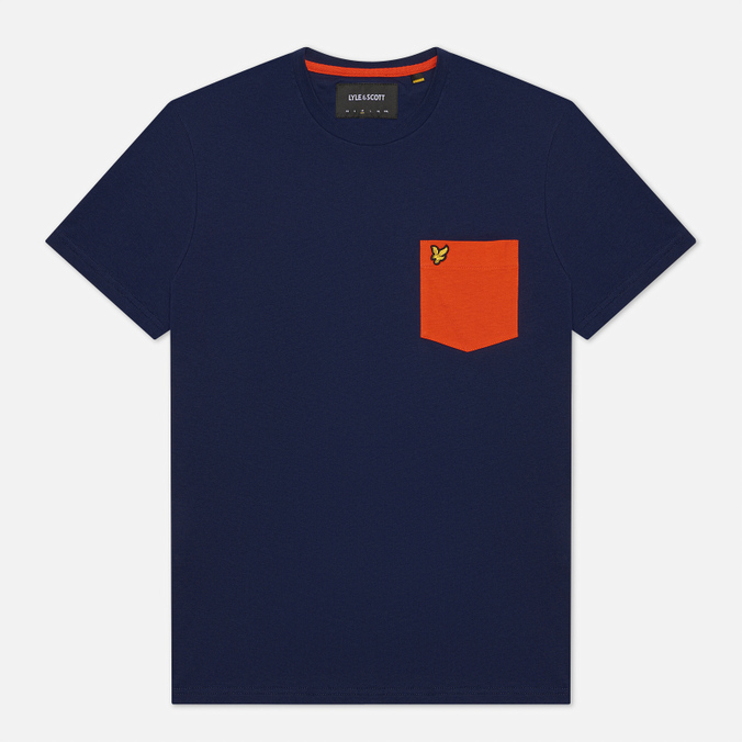 фото Футболка мужская lyle & scott ts831v синяя m lyle&scott