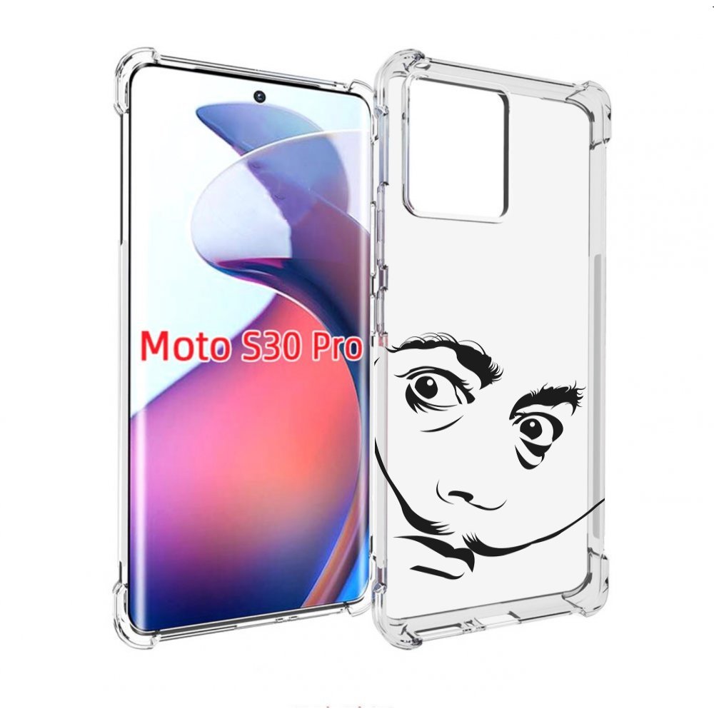 

Чехол MyPads мужчина с длинными усами для Motorola Moto S30 Pro, Прозрачный, Tocco