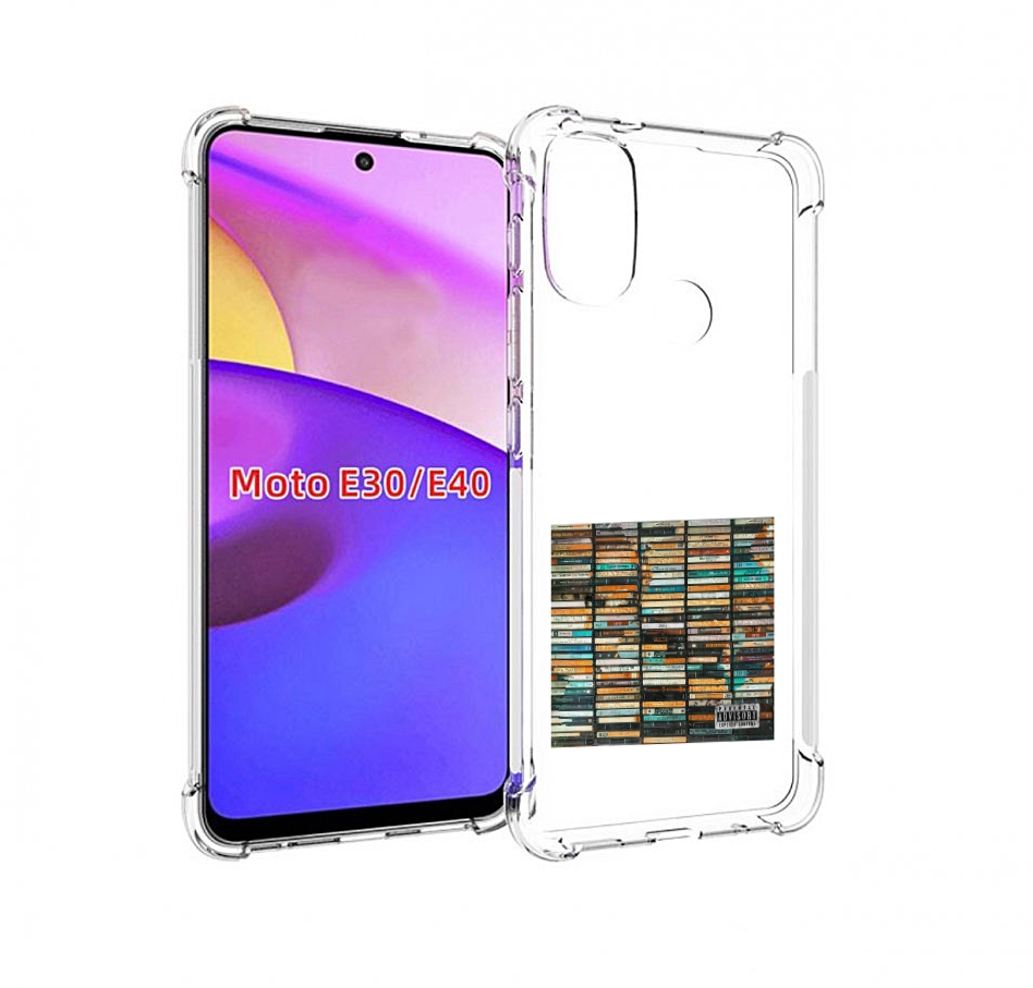 

Чехол бампер MyPads 2004 Скриптонит для Motorola Moto E30., Прозрачный, Tocco