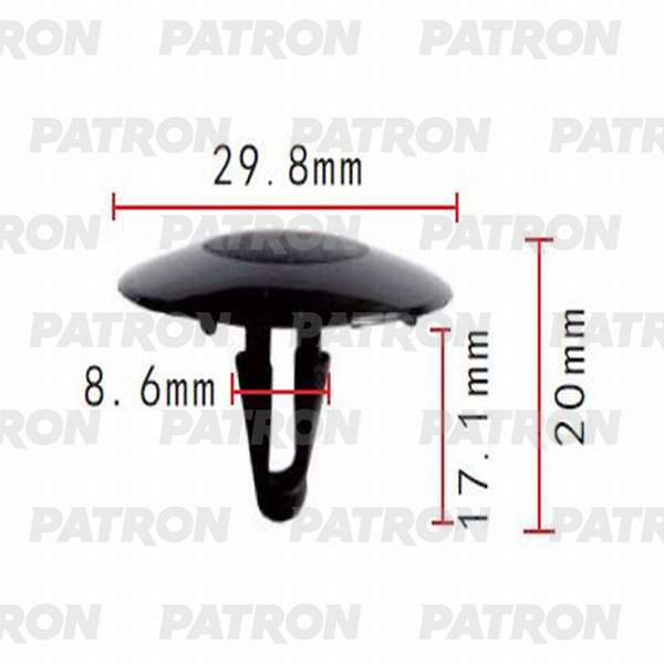 

Клипса Автомобильная PATRON P370052