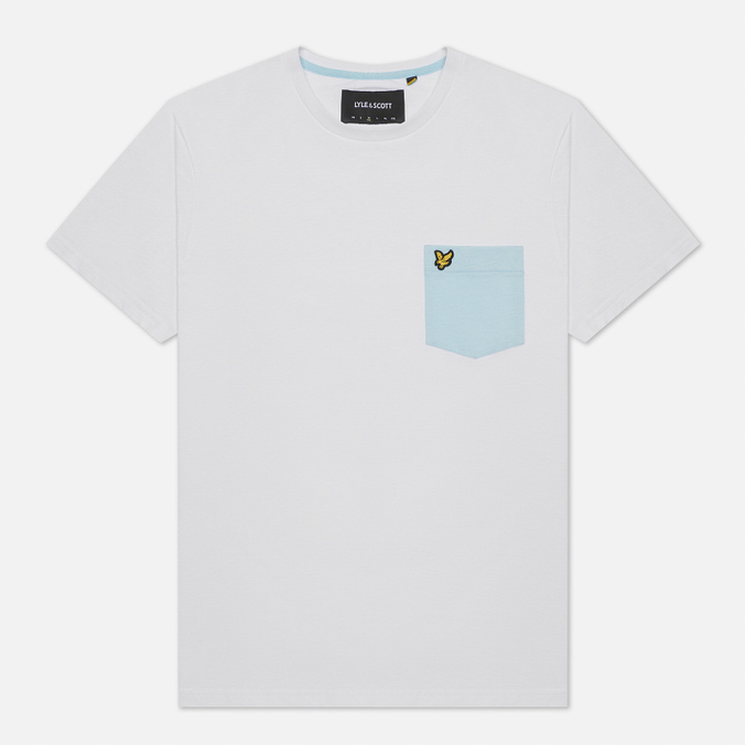 фото Футболка мужская lyle & scott ts831v белая xxl lyle&scott