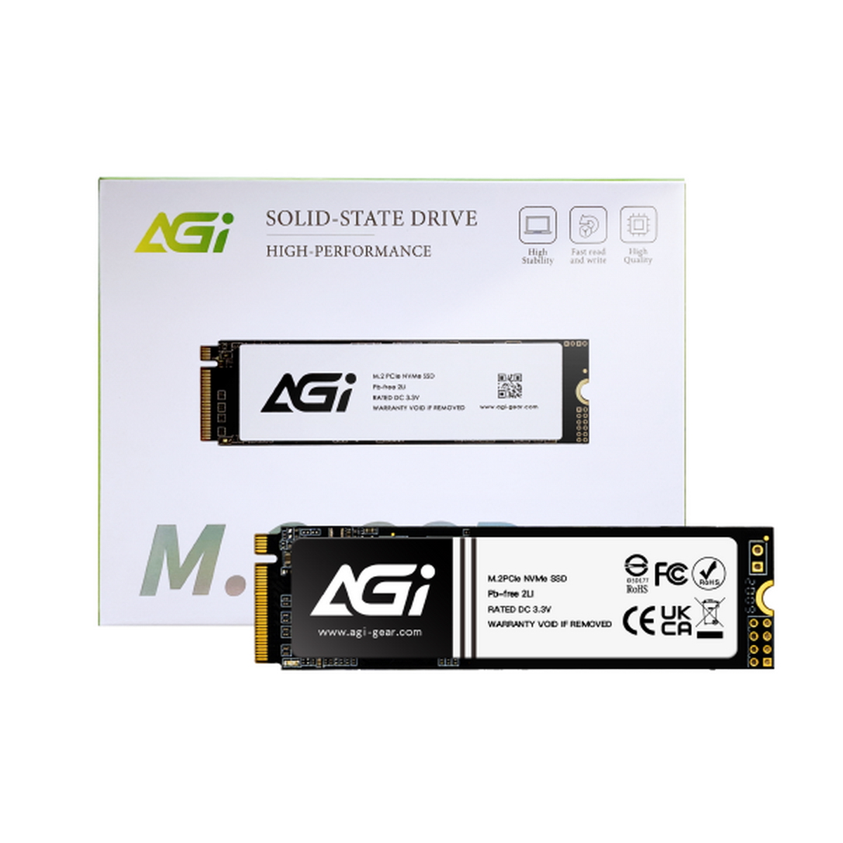 

SSD накопитель AGI M.2 2280 512 ГБ (AGI512G80AI198R), AGI512G80AI198R