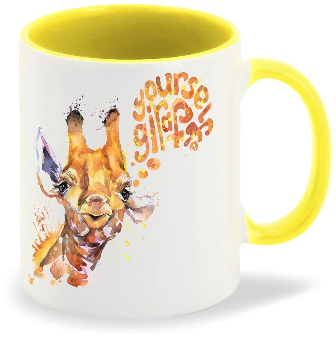 

Кружка CoolPodarok Краски Your self giraph Жираф
