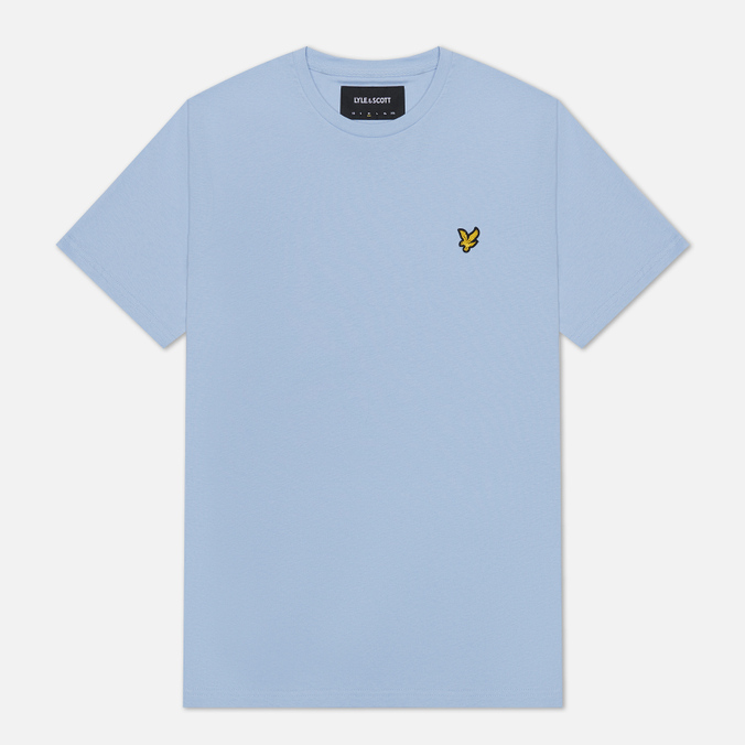 фото Футболка мужская lyle & scott ts400v голубая m lyle&scott