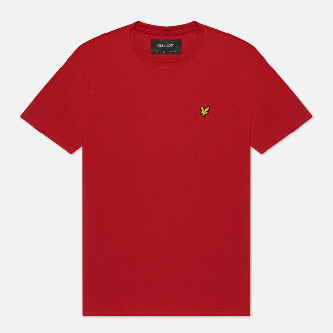 фото Футболка мужская lyle & scott ts400v красная m lyle&scott