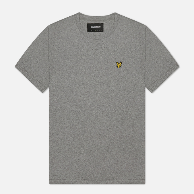 фото Футболка мужская lyle & scott ts400v серая xl lyle&scott