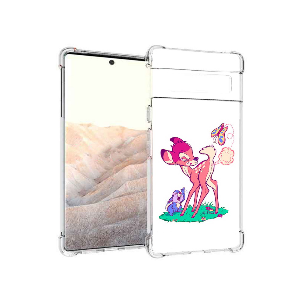

Чехол MyPads Tocco для Google Pixel 6 Pro смешной олененок, Прозрачный, Tocco