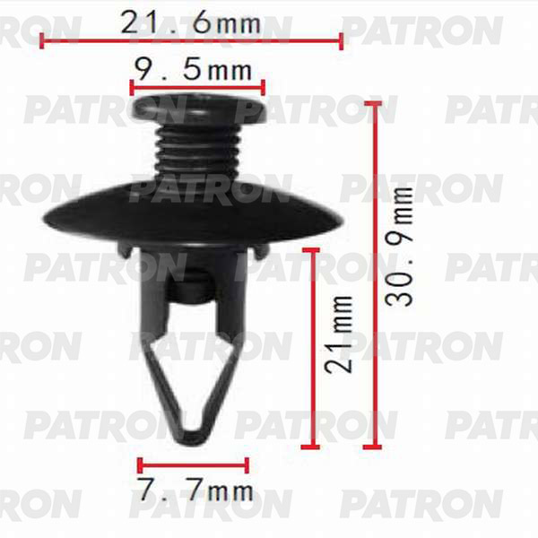 

Клипса Автомобильная PATRON P370112