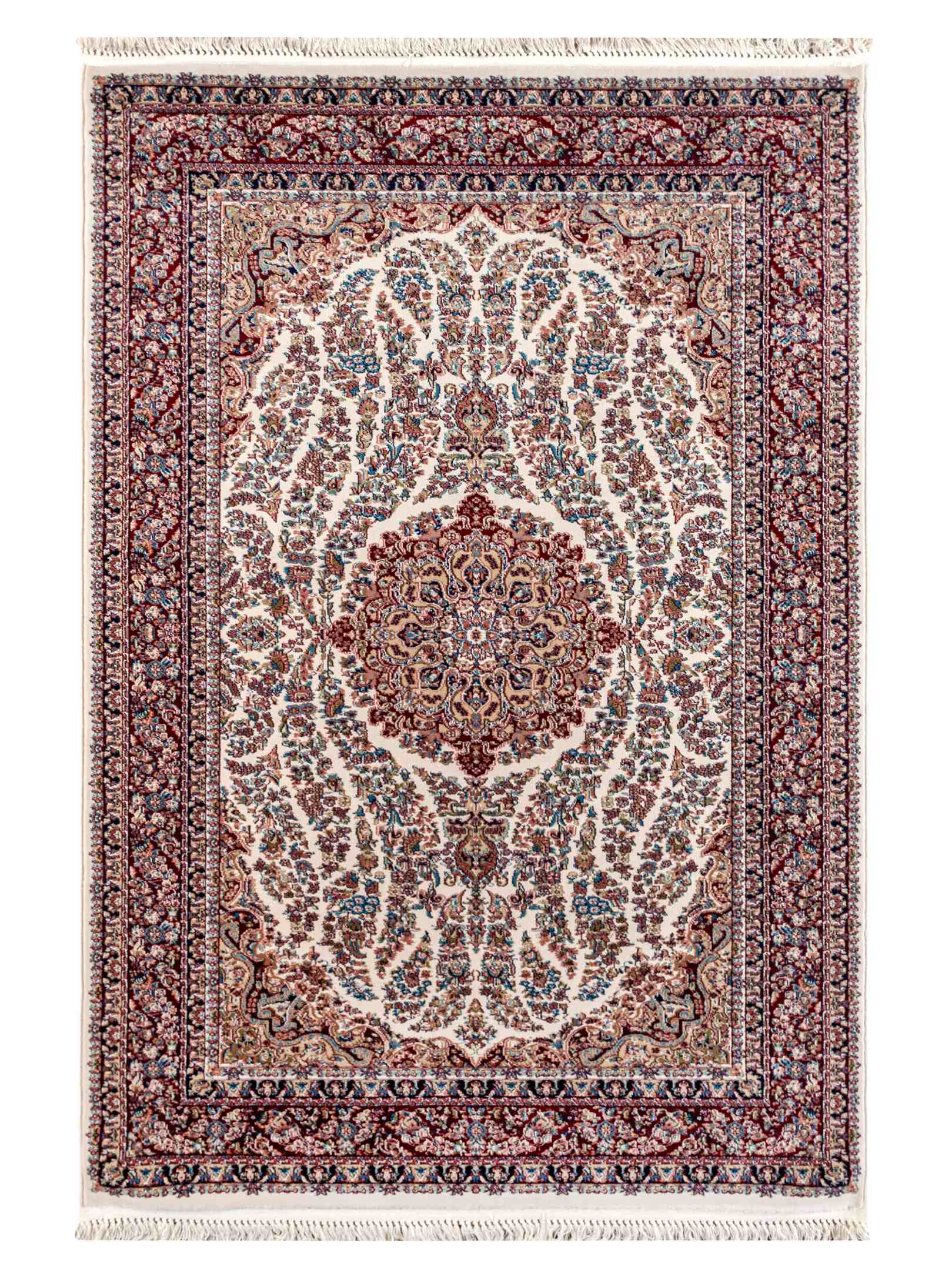 фото Ковер abr prestig 4001a прямой крем/красн 280х480 sofia rugs