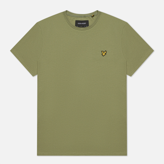 фото Футболка мужская lyle & scott ts400vog зеленая m lyle&scott