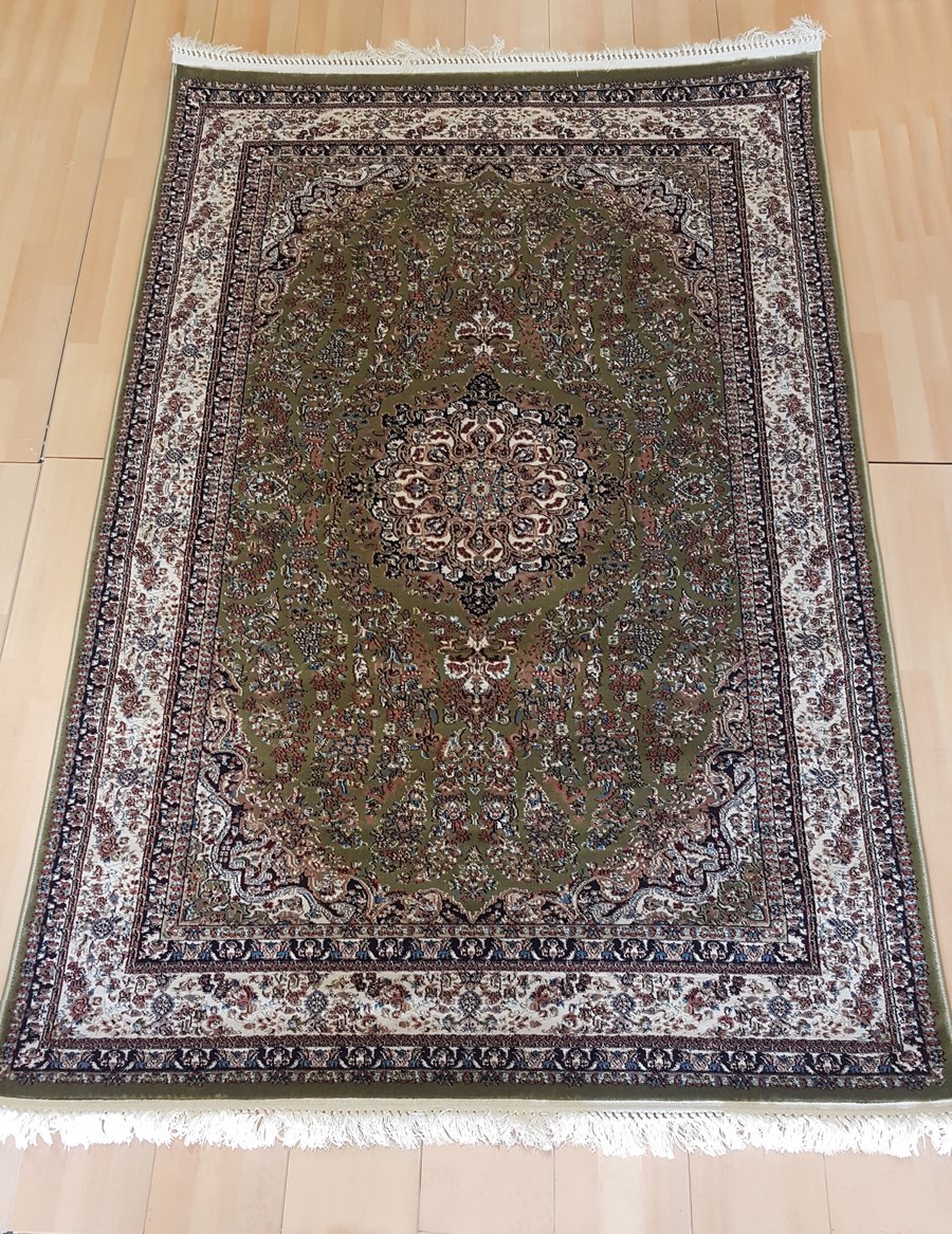 фото Ковер abr prestig 4001a прямой зеленый 200х300 sofia rugs