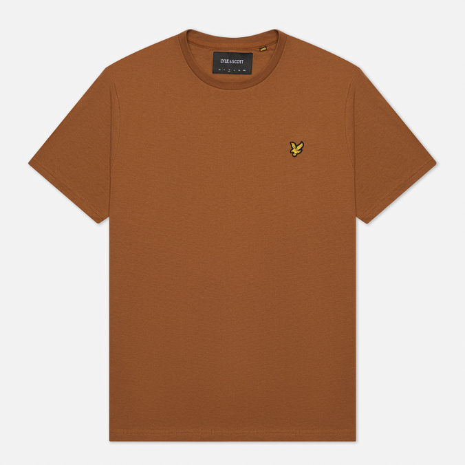 фото Футболка мужская lyle & scott ts400vog коричневая xl lyle&scott