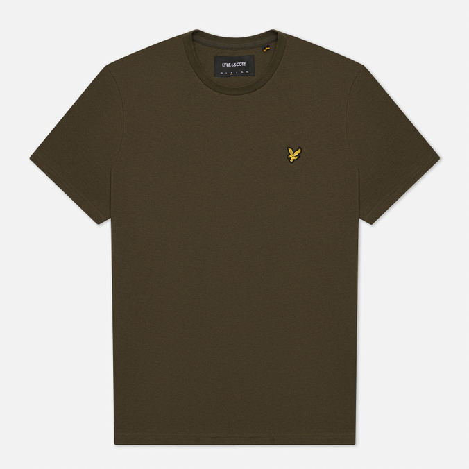 фото Футболка мужская lyle & scott ts400vog коричневая m lyle&scott