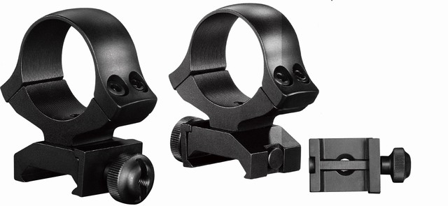 

Быстросъемные кольца раздельные KOZAP Weaver D26мм BH=19,8 (No.49), Черный