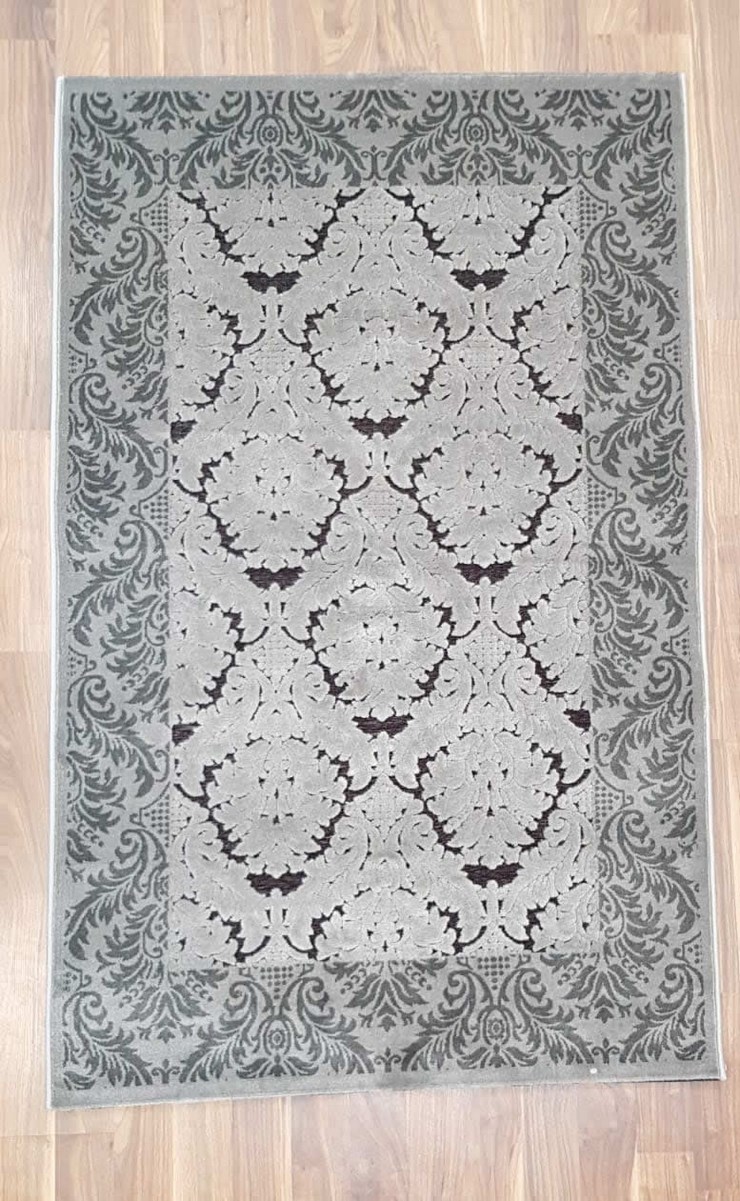 фото Ковер gloria 3972a прямой с.серый 120x180 sofia rugs