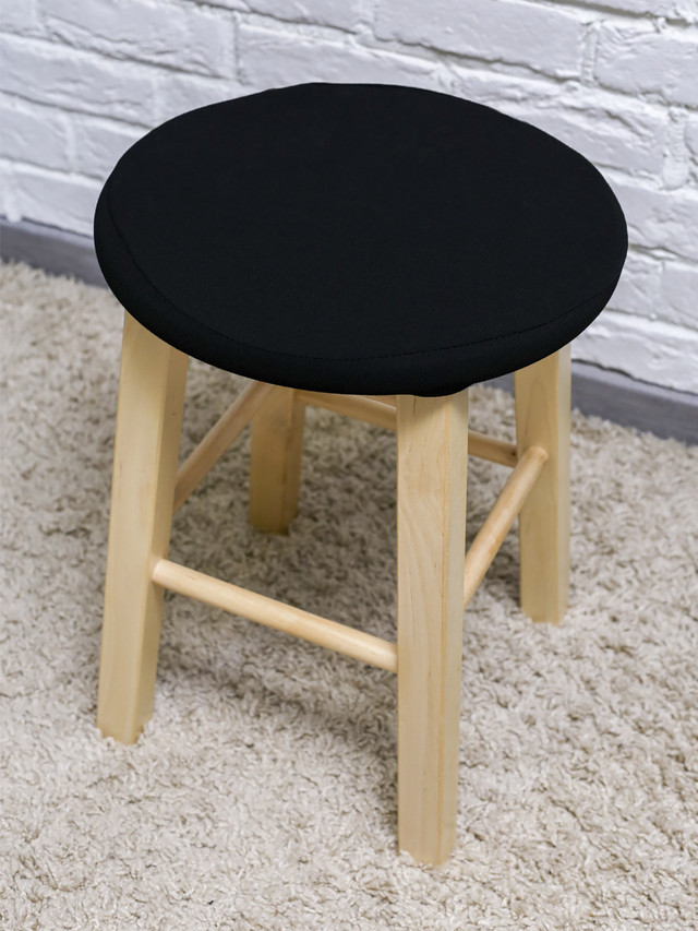 фото Подушка на стул на сидушку luxalto 220 34х34 см, черный 1 шт