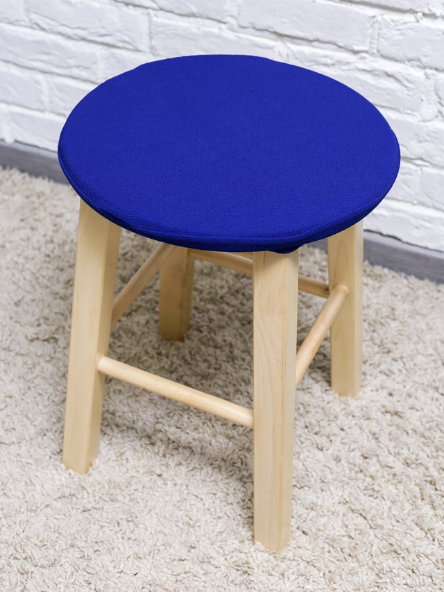фото Подушка на стул на сидушку luxalto 220 34х34 см, синий 1 шт