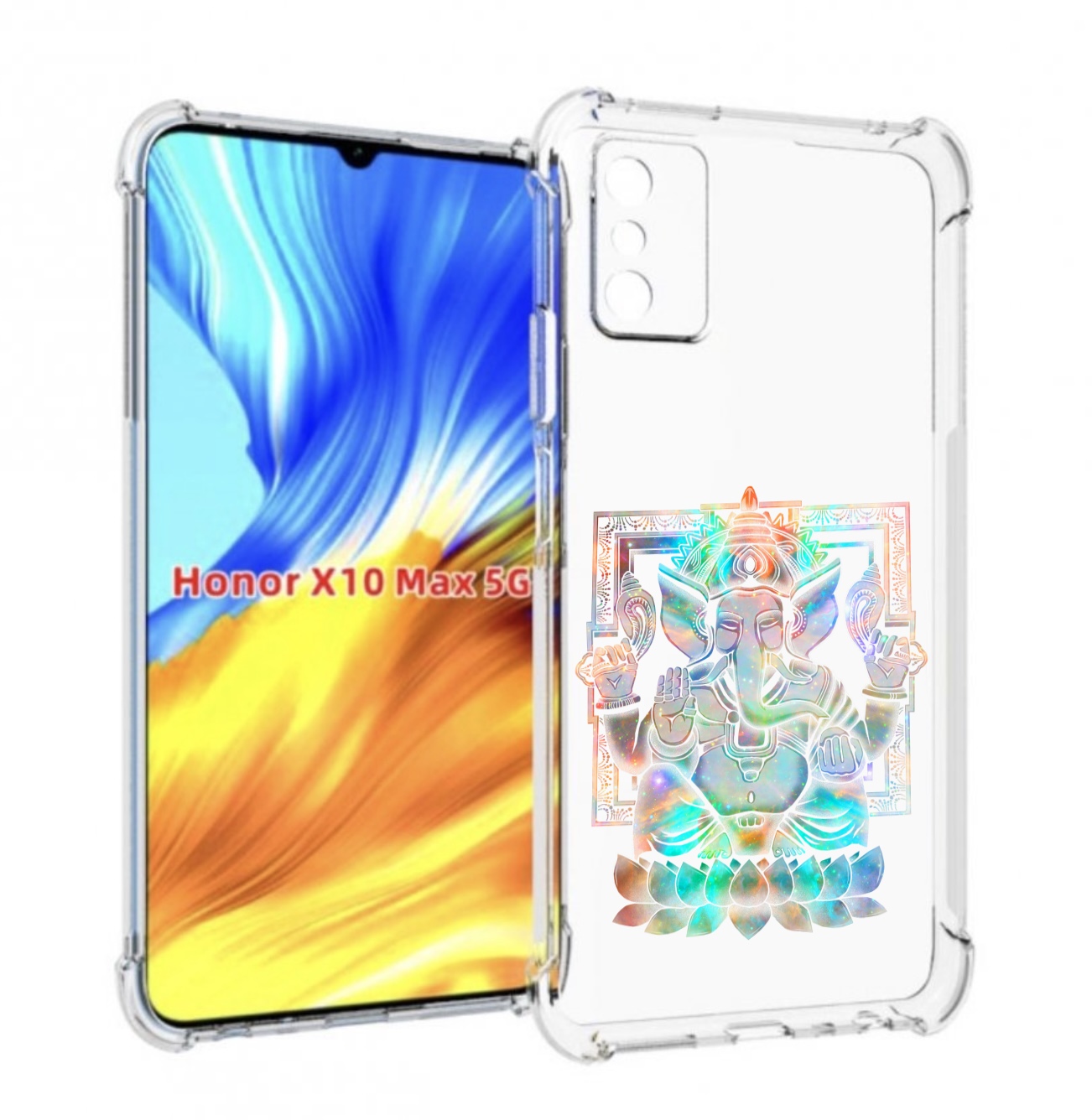 

Чехол MyPads умный слон для Honor X10 Max, Прозрачный, Tocco