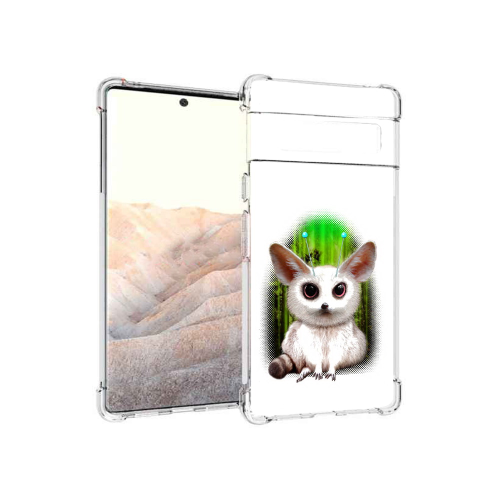 

Чехол MyPads Tocco для Google Pixel 6 Pro пушистое животное, Прозрачный, Tocco