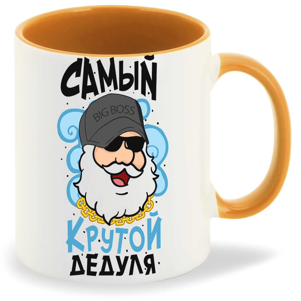 

Кружка CoolPodarok Семья. Самый крутой дедуля, Семья. Самый крутой дедуля
