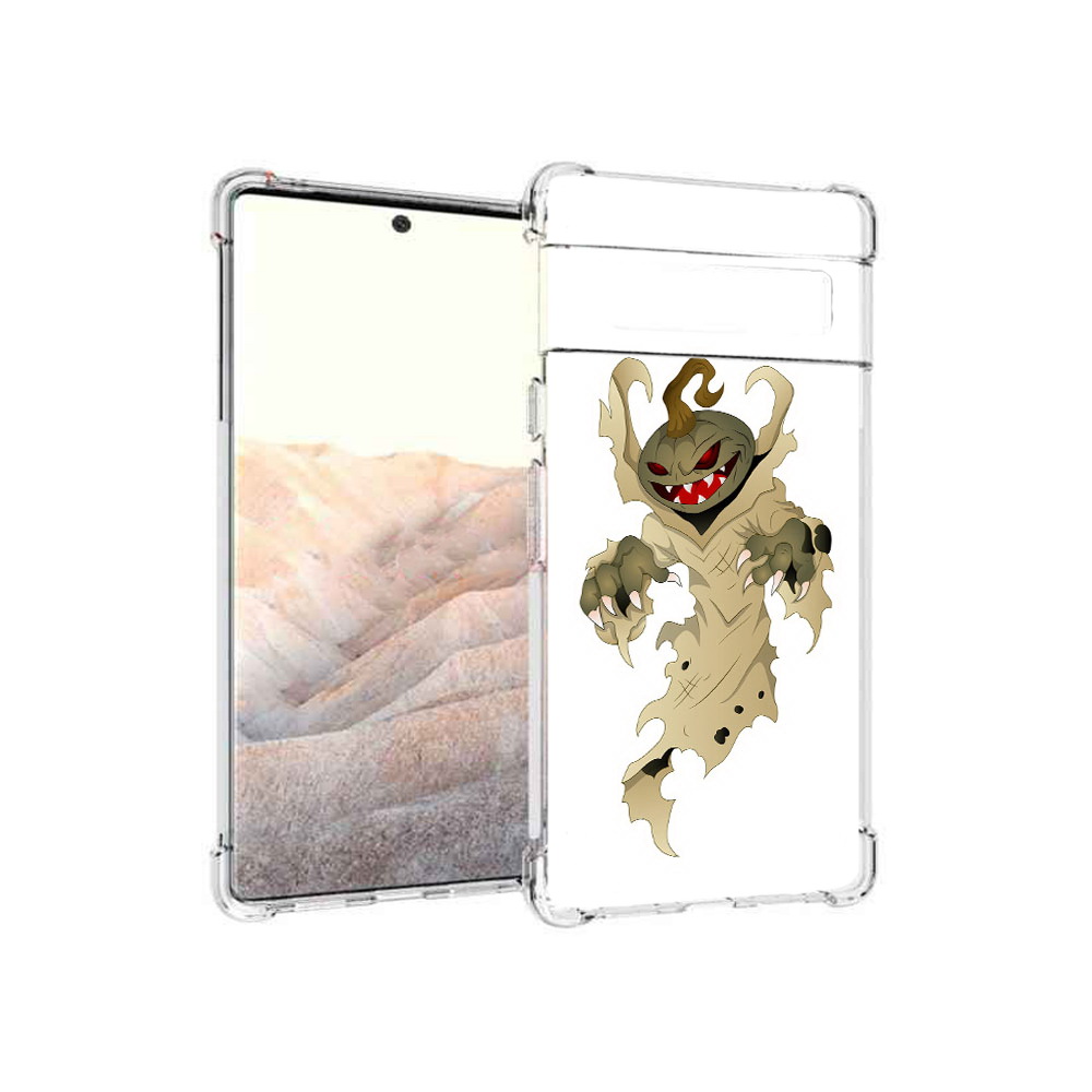 

Чехол MyPads Tocco для Google Pixel 6 Pro призрак хэллоуина, Прозрачный, Tocco