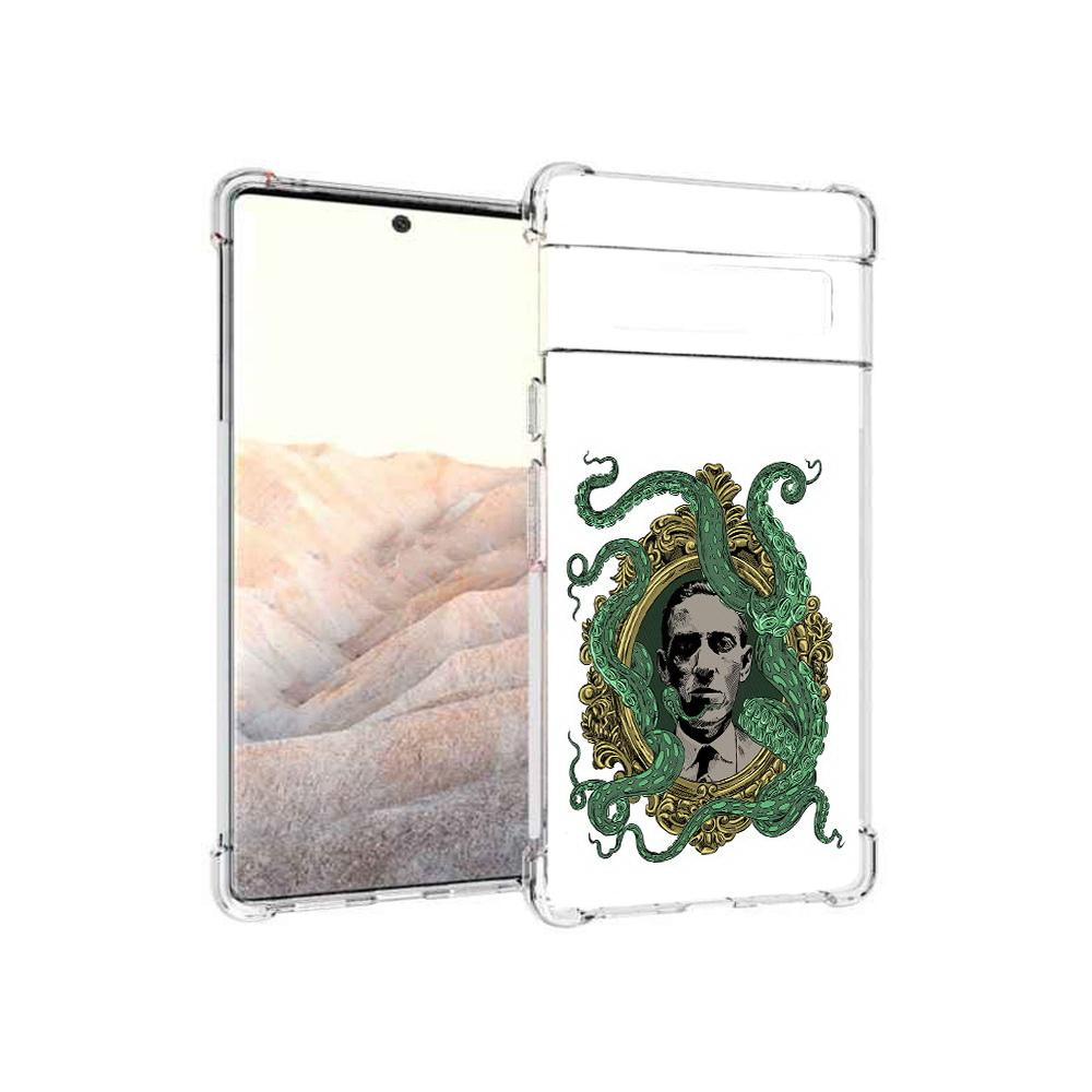 

Чехол MyPads Tocco для Google Pixel 6 Pro портрет с кракеном, Прозрачный, Tocco