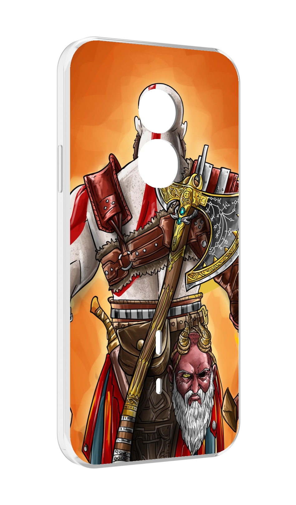 

Чехол MyPads God of War для Doogee S51, Прозрачный, Tocco