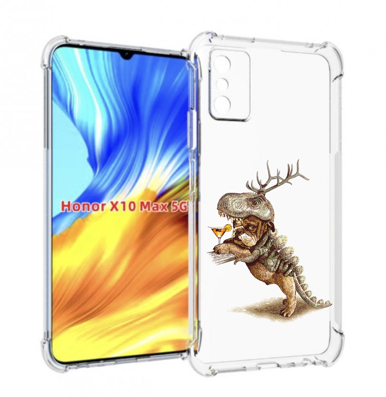 

Чехол MyPads тематическая вечеринка для Honor X10 Max, Прозрачный, Tocco