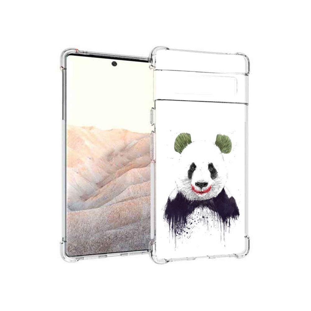 

Чехол MyPads Tocco для Google Pixel 6 Pro панда джокер, Прозрачный, Tocco