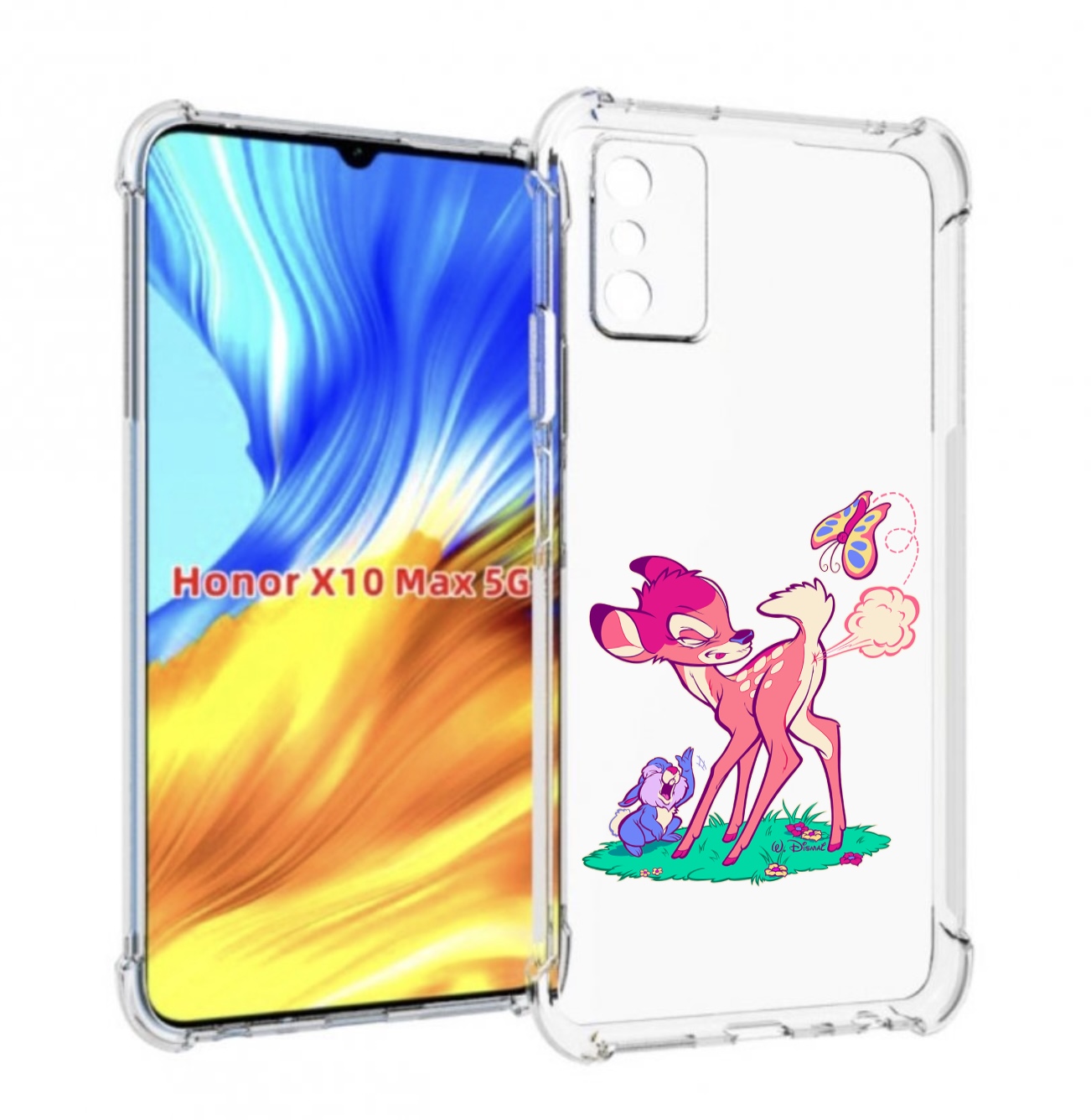 

Чехол MyPads смешной олененок для Honor X10 Max, Прозрачный, Tocco
