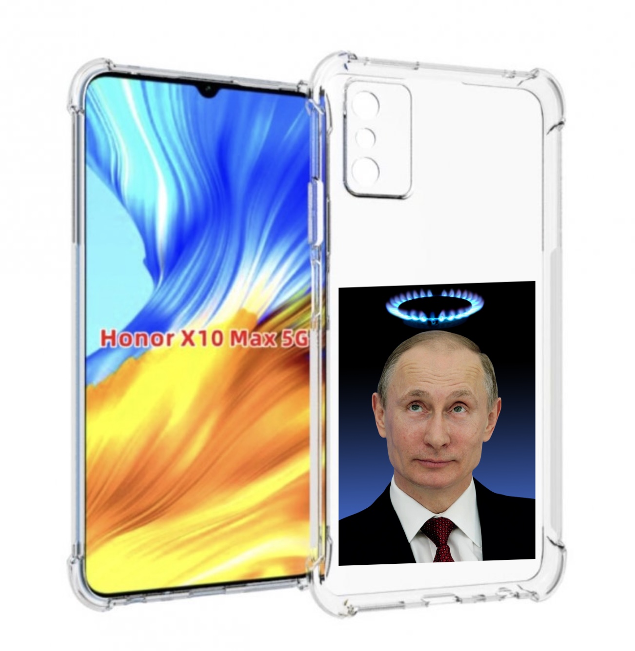 

Чехол MyPads святой газ для Honor X10 Max, Прозрачный, Tocco