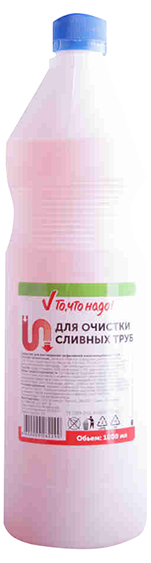 Средство То, что надо! для растворений загрязнений канализационных труб 1 л