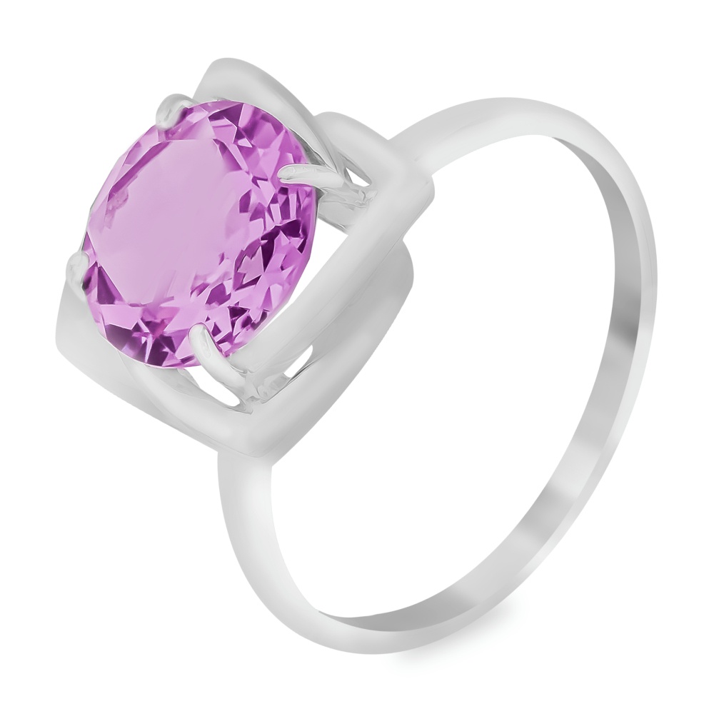 

Кольцо женское из серебра с аметистом 585Gold 701009929, р, 701009929