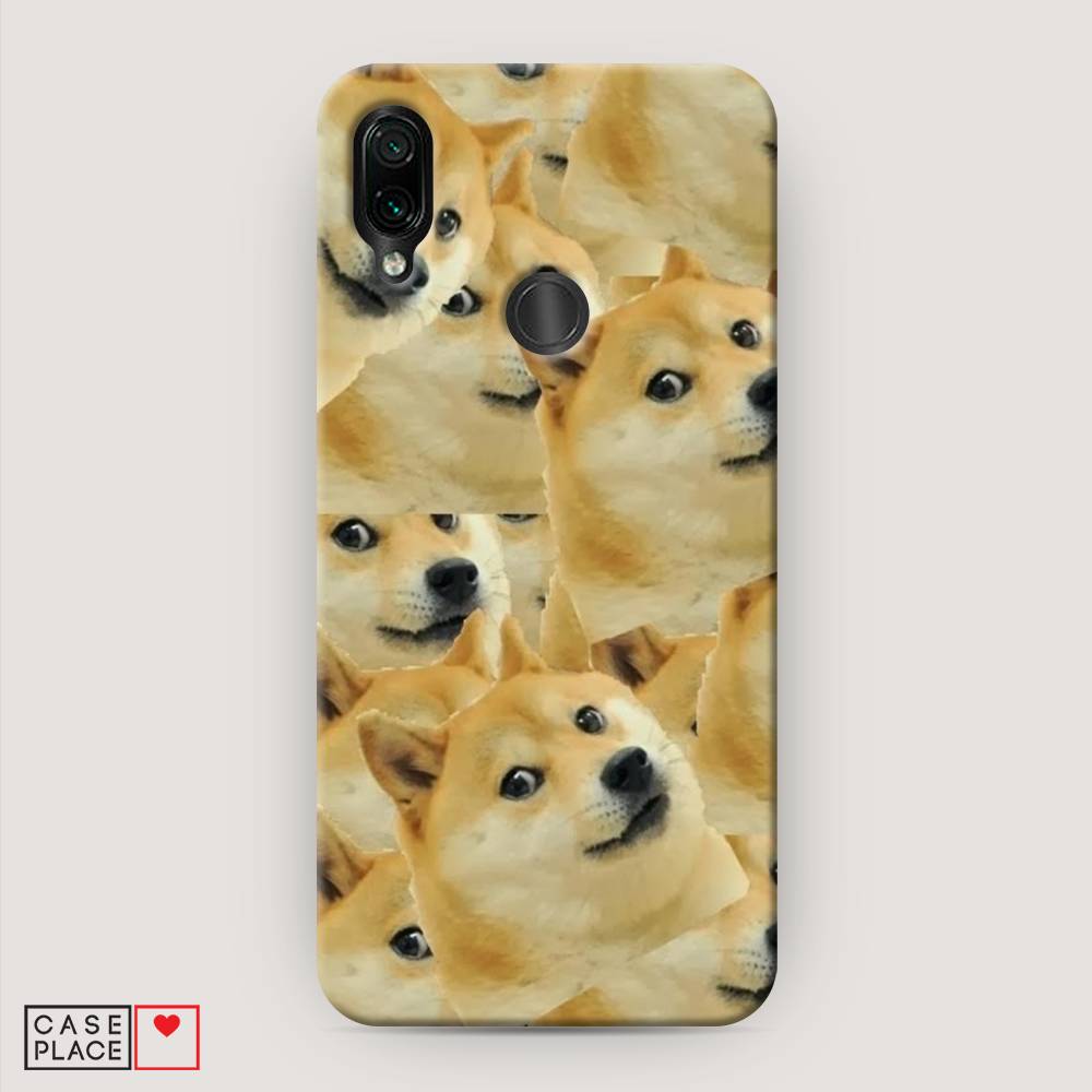 

Пластиковый чехол "Собака-подозревака фон" на Xiaomi Redmi 7, 35020-7