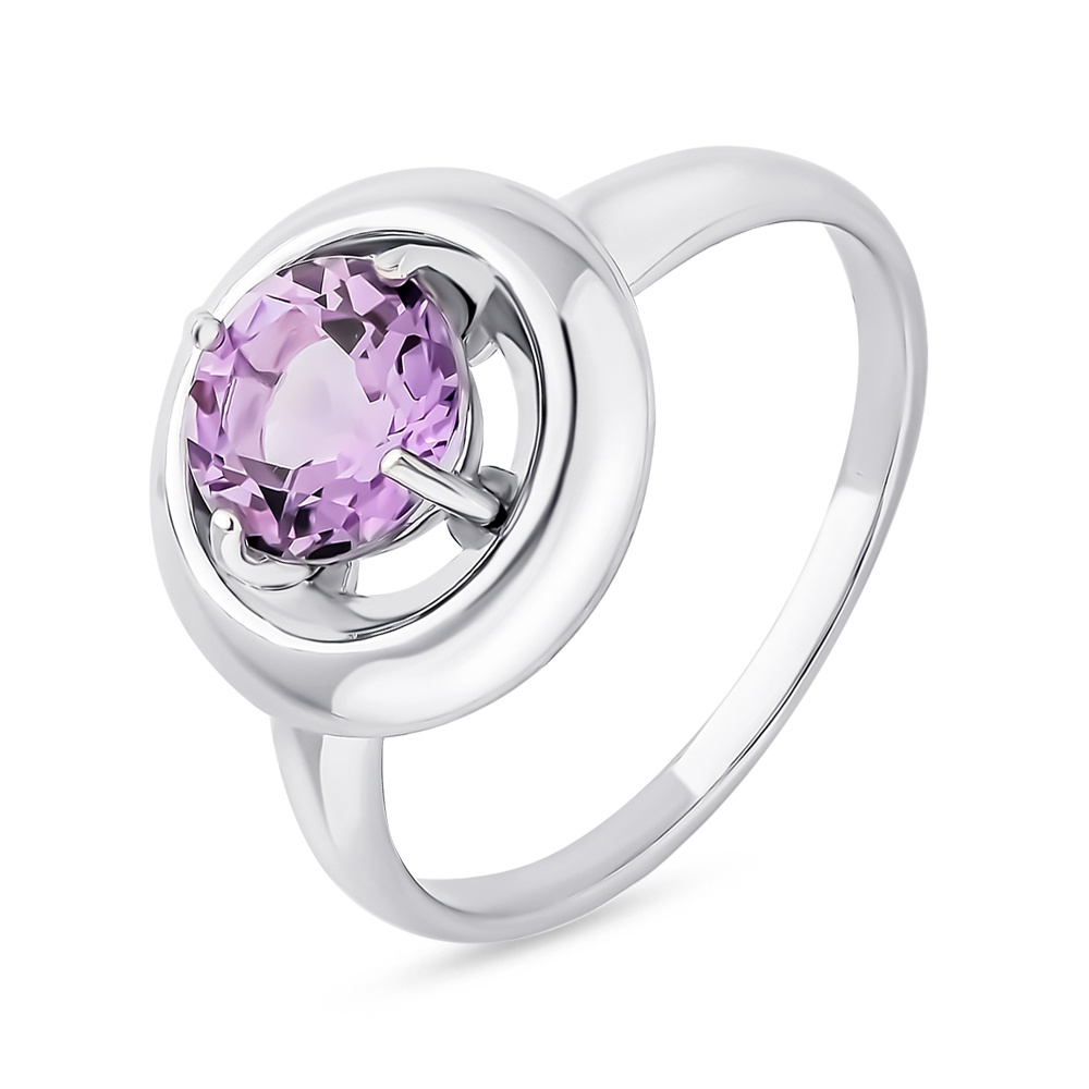 

Кольцо женское из серебра с аметистом 585Gold 701009988, р, 701009988