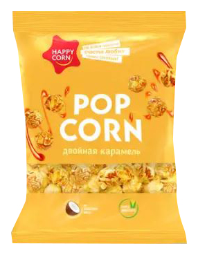 Кукуруза воздушная Happy Corn с карамелью 200 г